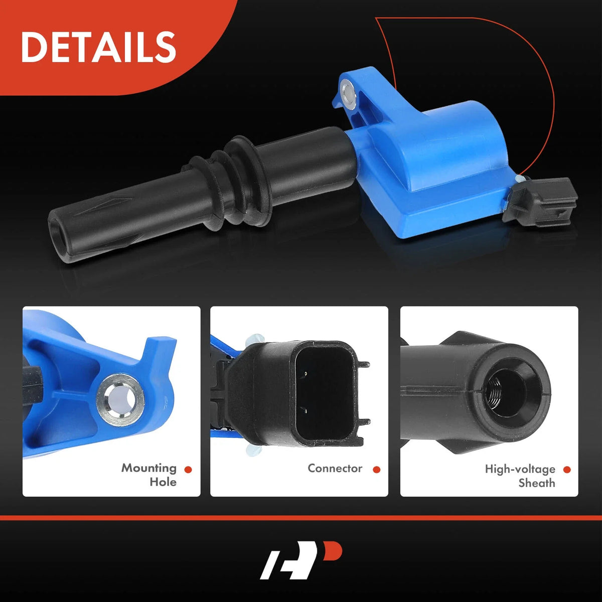 8x Blue Ignition Coil for Ford F-150 F-250 Super Duty (2004–2008)