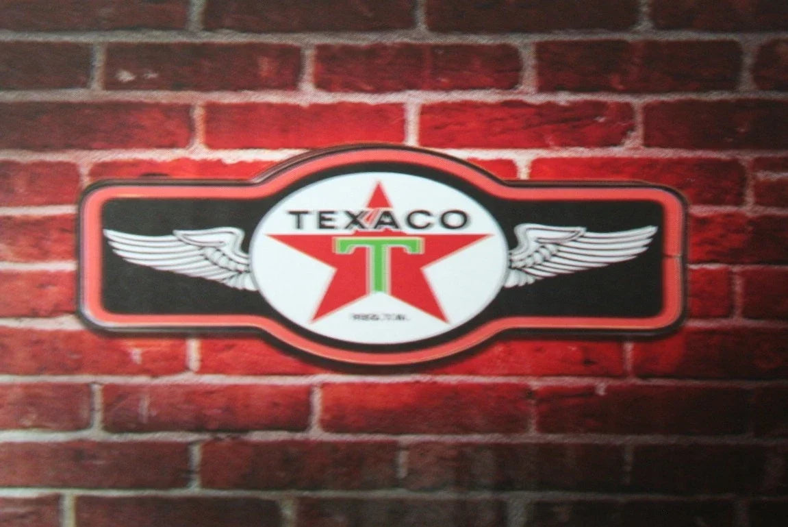 Texaco Neon Sign for Garage Decor (LED)