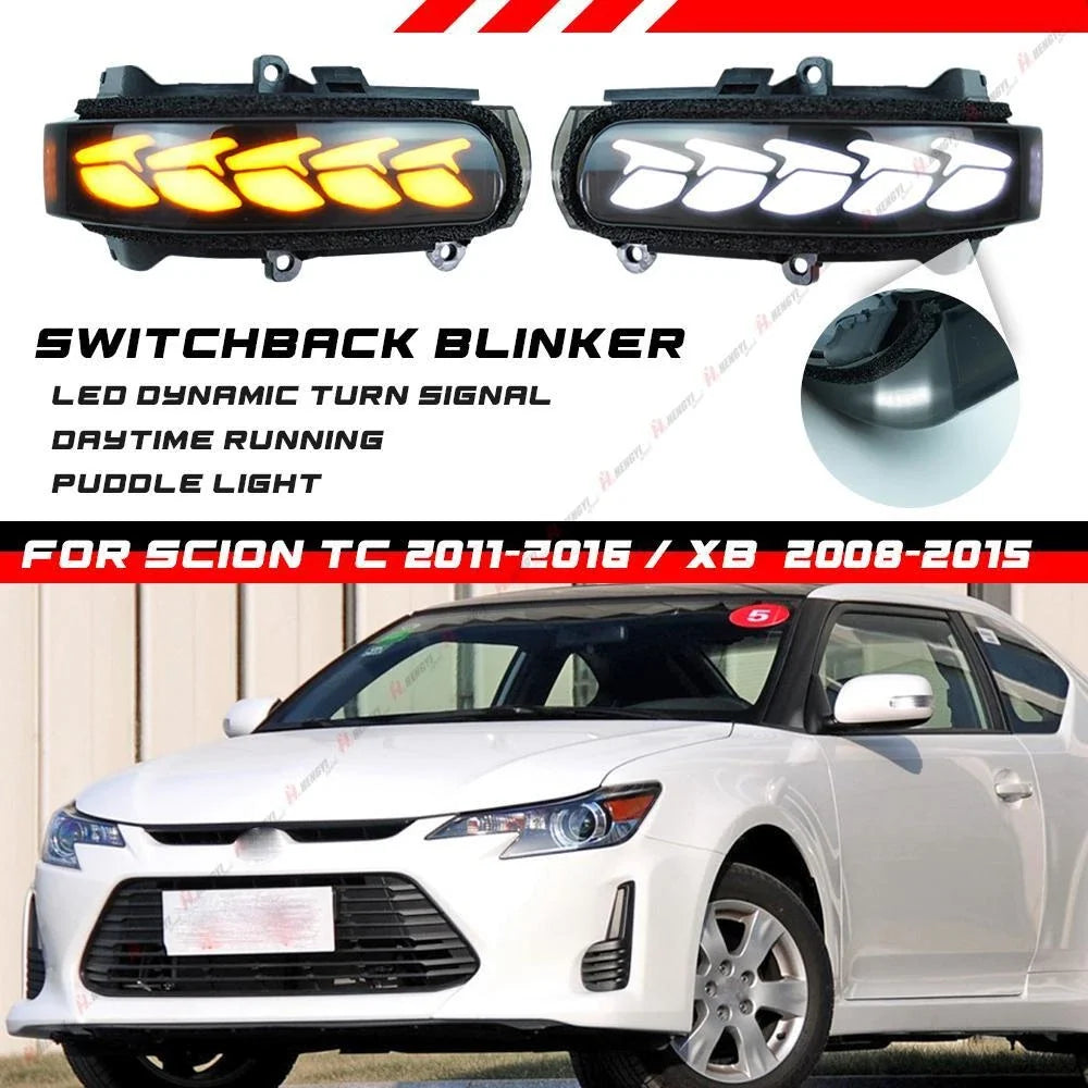 Side Mirror Turn Signal Light for Scion TC (2011–2016), XB (2008–2015)