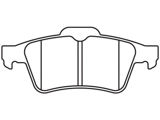 Rear Brake Pad Set for Mazda 3 (2006–2013) HS374NM