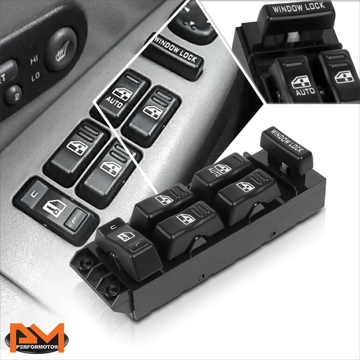 Electric Power Master Window Switch for Silverado/Sierra (2001–2002)