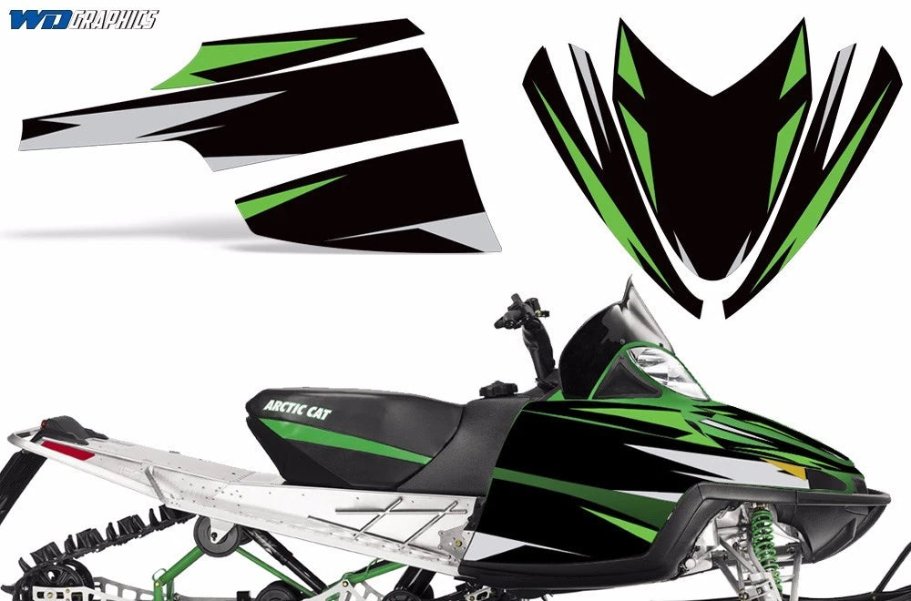 Snowmobile Graphics Decal Sticker for Arctic Cat M Series (2007–2011)