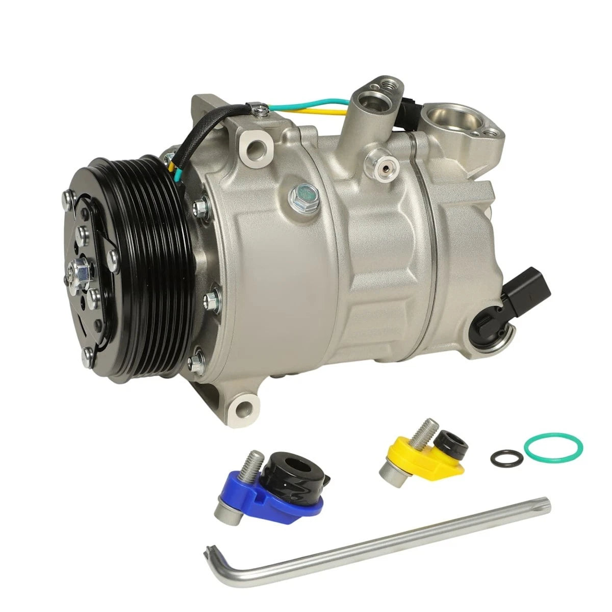 A/C Compressor with Clutch for Volkswagen Atlas (2018–2020) 18016495, 7N0816803E