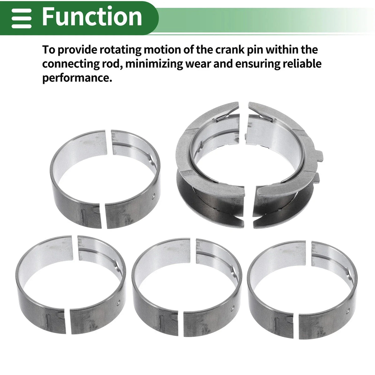 Main Bearing Set No. 2102027900 for Hyundai Elantra (2000–2010)