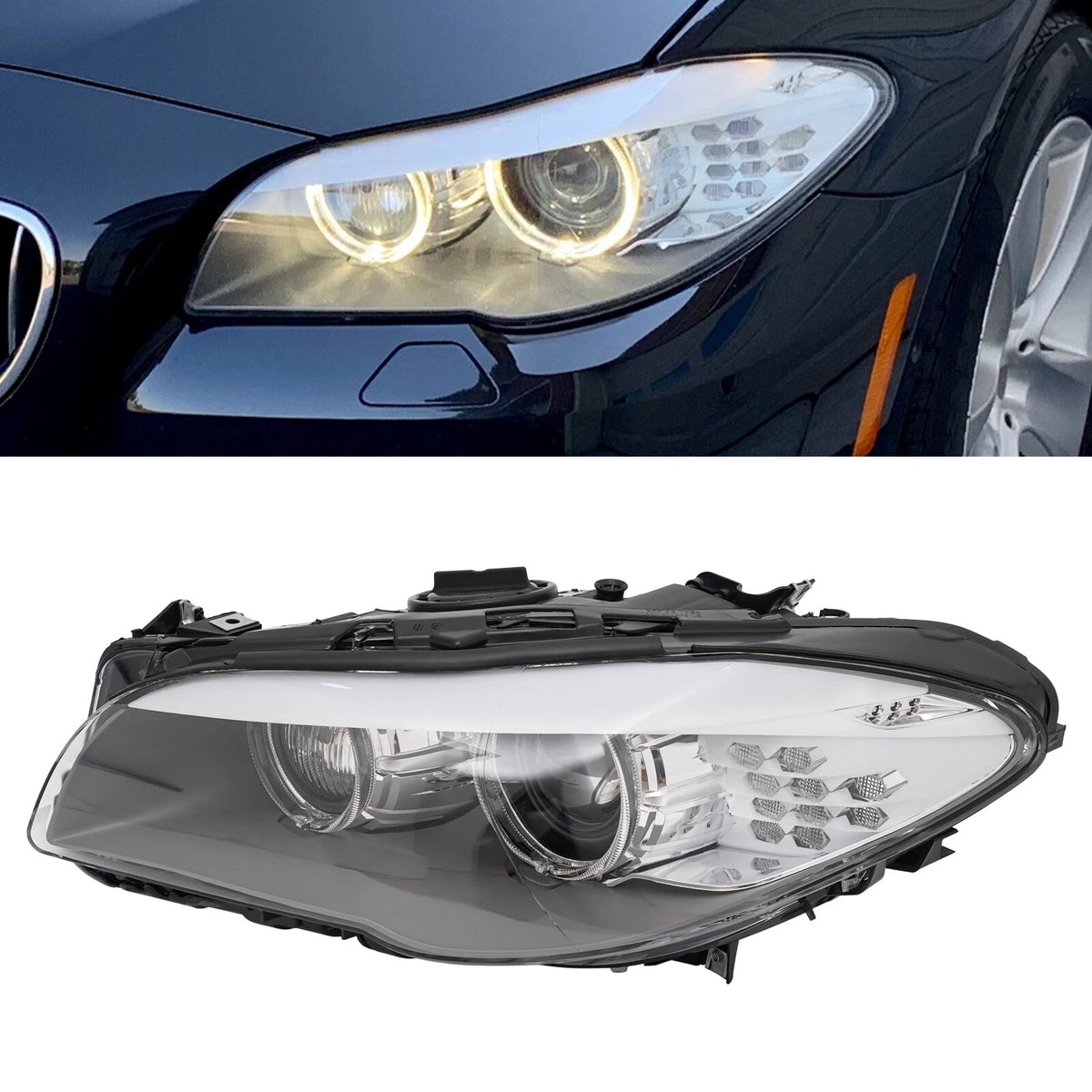 Left Adaptive AFS HID/Xenon Headlight for BMW 5 Series F10 (2009–2013)