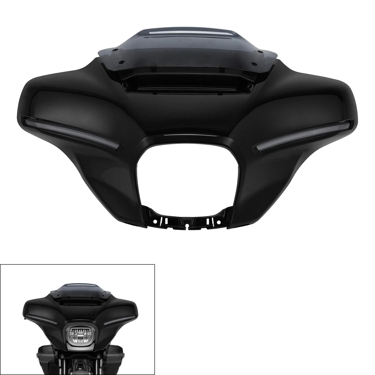 Front Fairing Windshield Air Vent Lights for Harley CVO Street Glide (2023–2025)