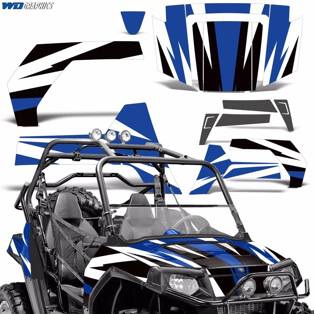 Graphics Kit Decals Stickers for Polaris RZR 800 S (2006–2010)