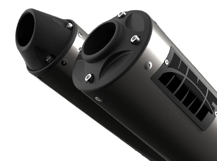 HMF Blackout Slip On Exhaust for Honda Foreman 500 (2012–2013)