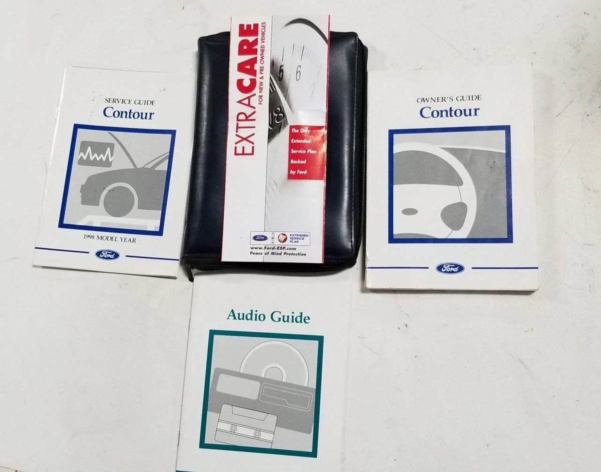 Owner Manual with Case for Ford Contour (1998) OEM
