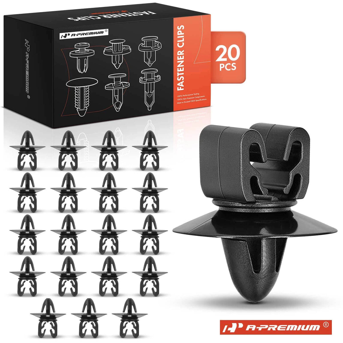 20Pcs Nylon Hood Release Cable Retainer for Chevy (94530268, 25478)
