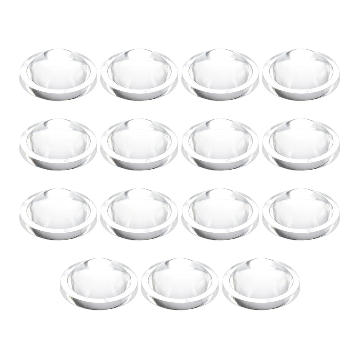 15 Pcs 25mm Flat Convex Lens for Automotive Applications
