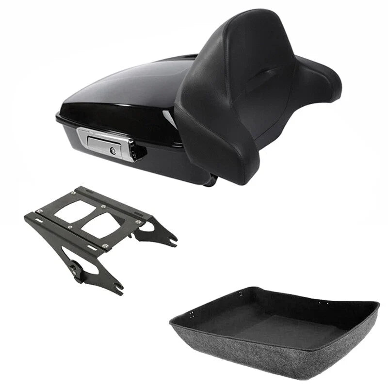 Chopped Trunk Pad Mount Rack for Harley Touring Street Glide (2014–2026)