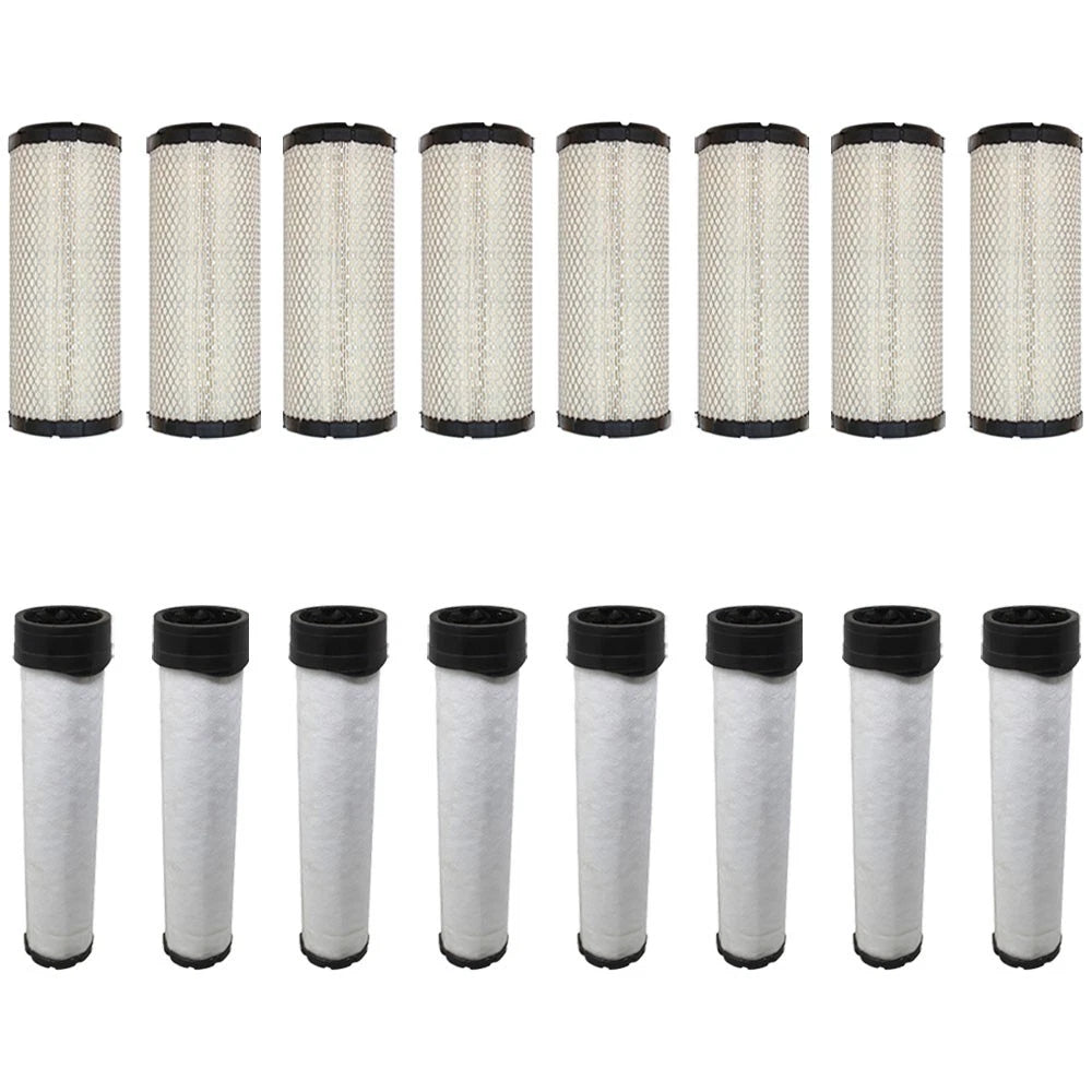Set of 8 Inner and Outer Air Filters for Ferris
