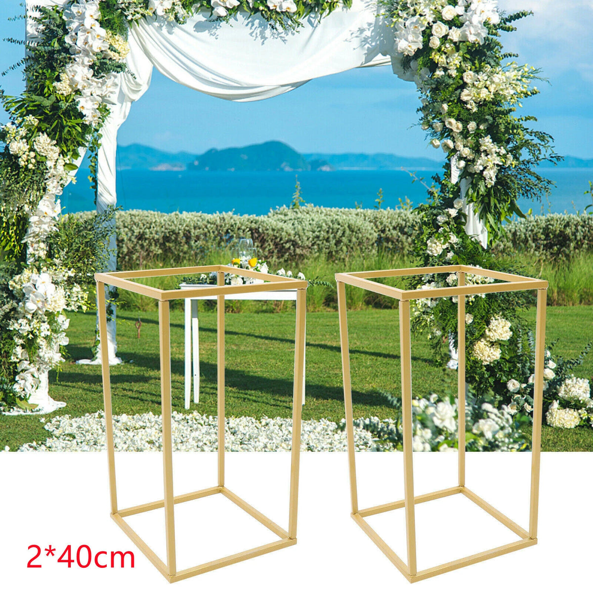 Metal Column Stand for Wedding Decoration