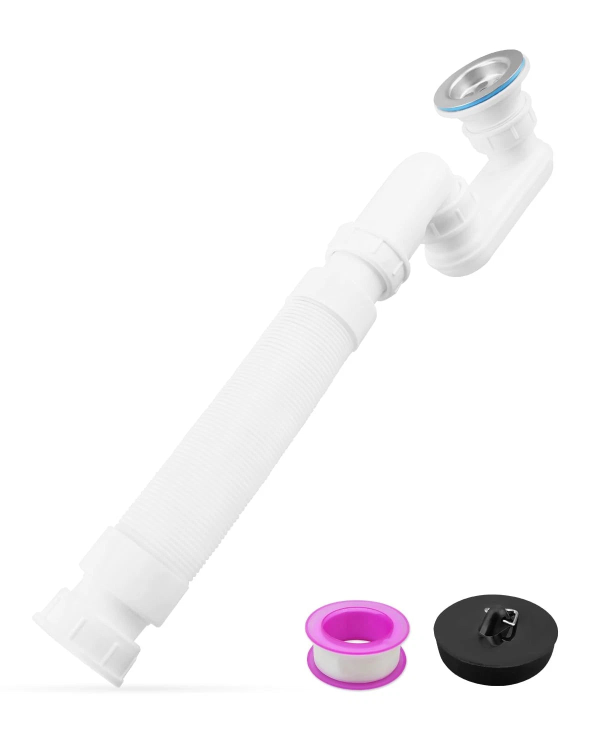Low Profile Shower Drain Pipe for Nahntaipy Bathtub (11.22" - 32.68")