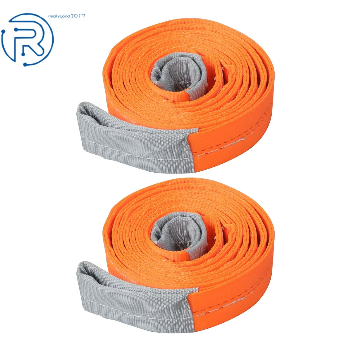 2X 2" x 10FT Lift Sling Straps, 18800 lb Capacity Heavy Duty