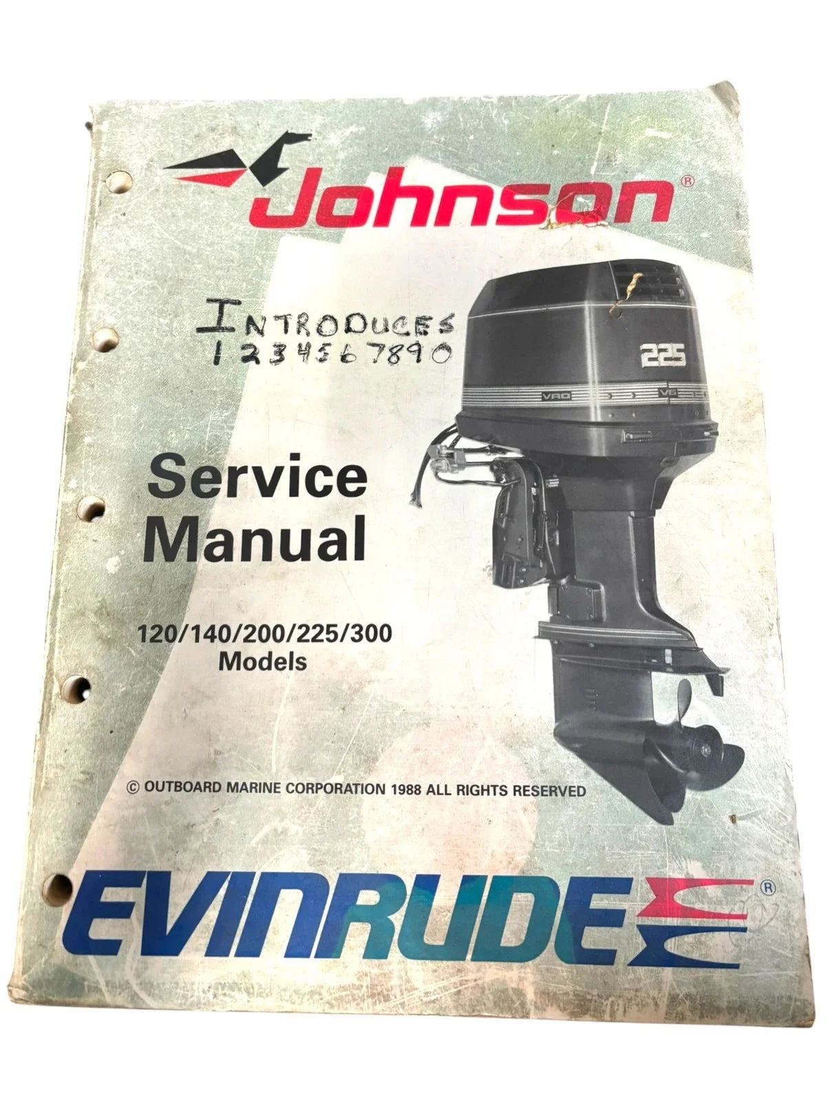 Service Manual for Johnson 120/140/200/225/300 (507758)