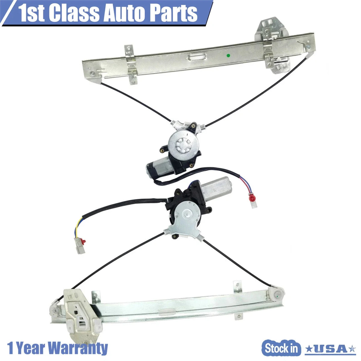 2X Power Window Regulator Motor Assembly for Honda Accord (1998–2002)