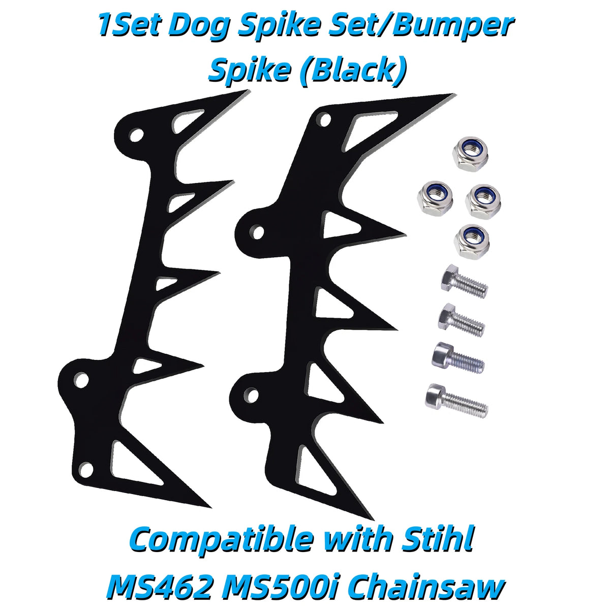 1 Pair Dog Spike Set for Stihl MS462 MS500i