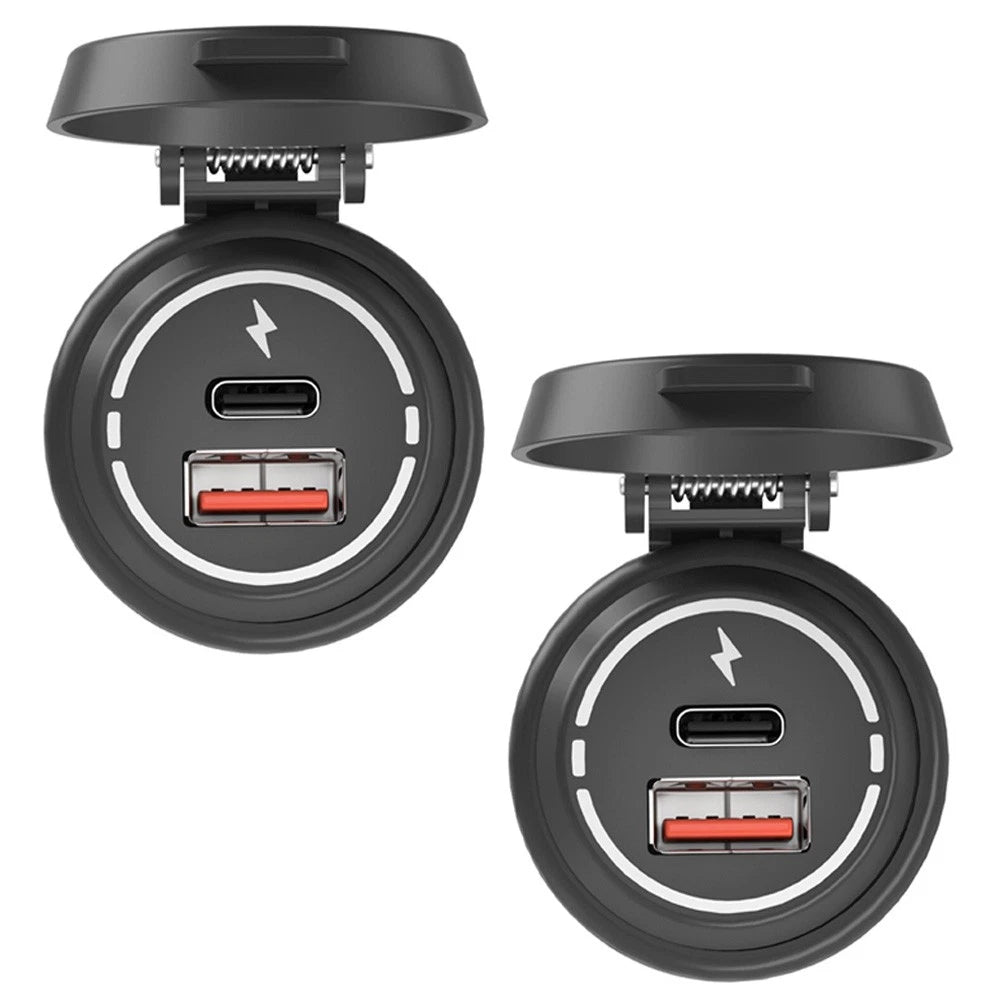 2X Car Charger Dual Type-C Port for Universal Use