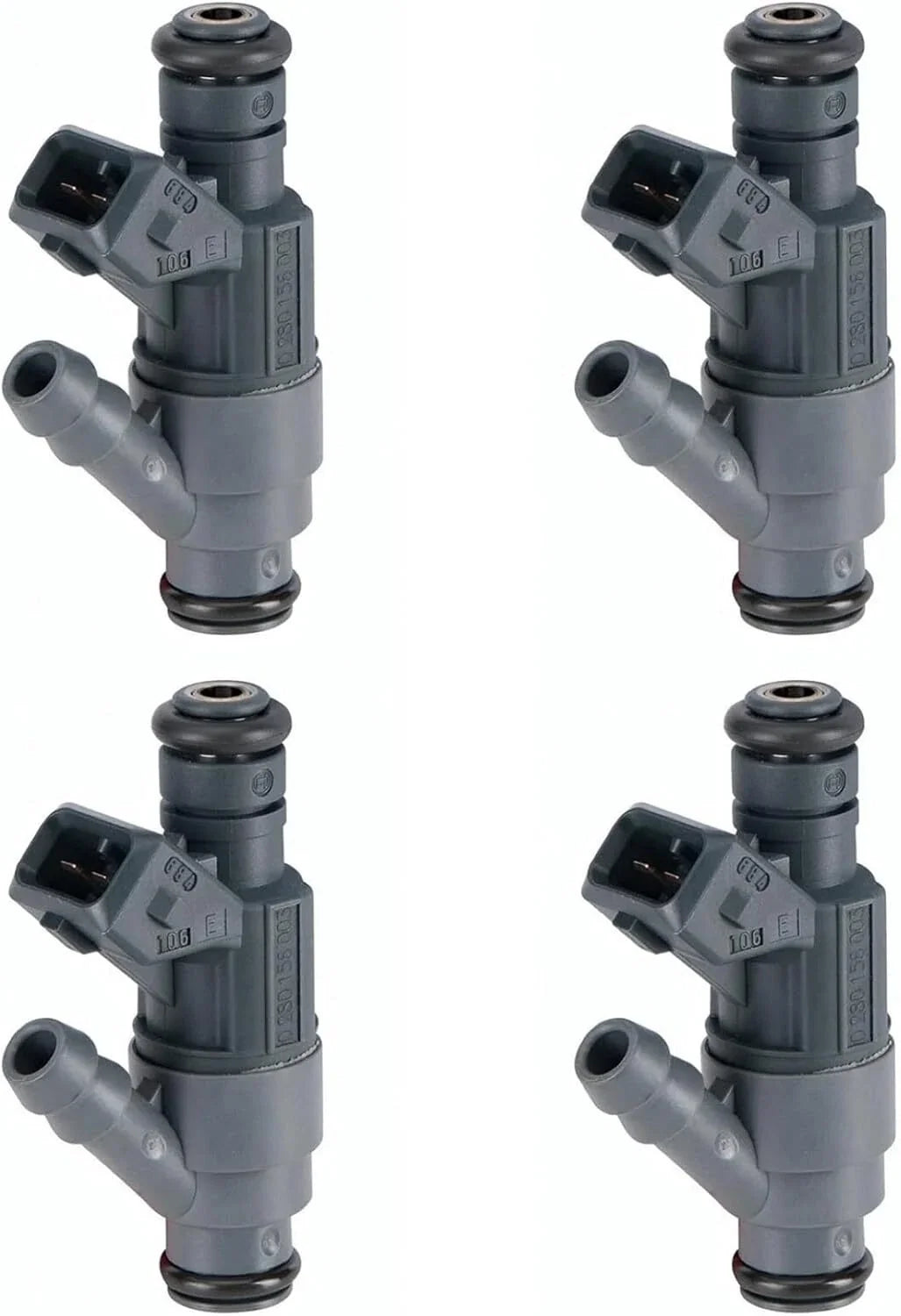 4PCS Fuel Injector 06A906031AH for VW Golf (2000–2006) 1.6L