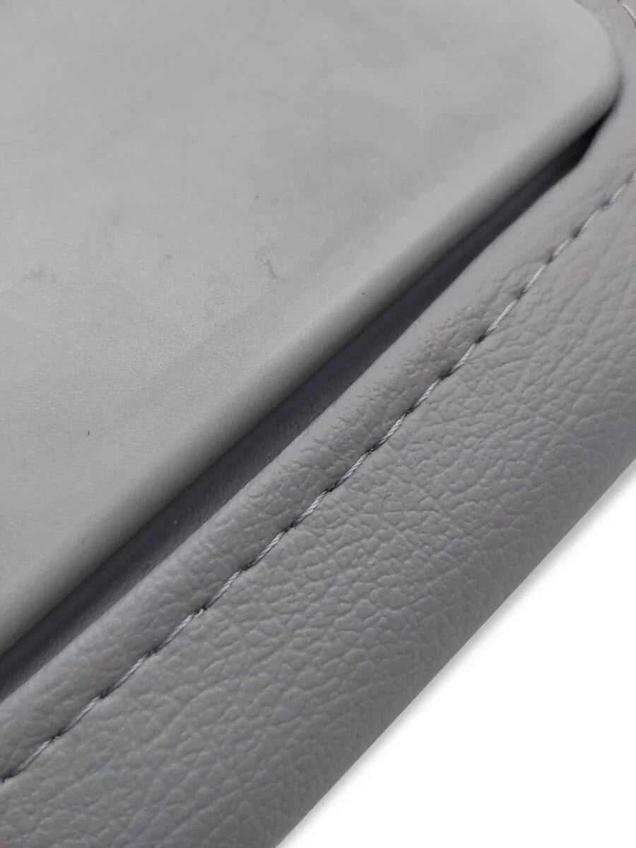 Sunvisors Cover Skin for Toyota Corolla (2002–2008) Gray PVC Leather
