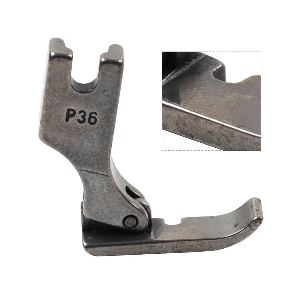 Hinged Right Zipper Cording Foot for Industrial Sewing Machines (P36, 12435HW)