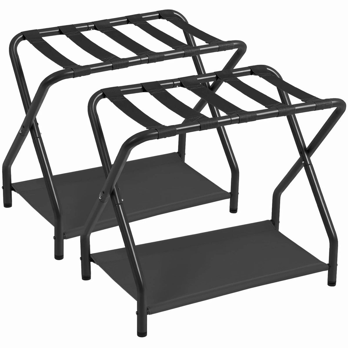 Set of 2 Foldable Luggage Racks for Guest Room
