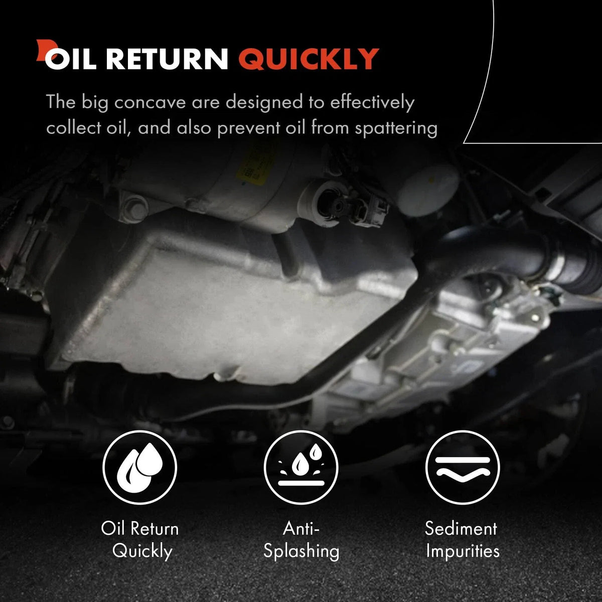 Transmission Oil Pan for Ford Escort (1997–2002) Mercury Tracer (1997–1999)