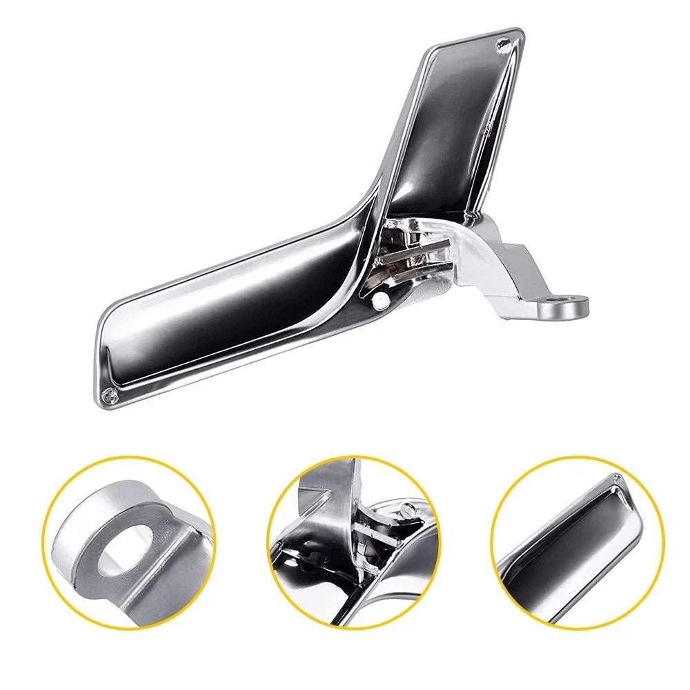 Left Driver Matte Silver Door Handle Repair Kit for Benz GLK350 (2010–2015)