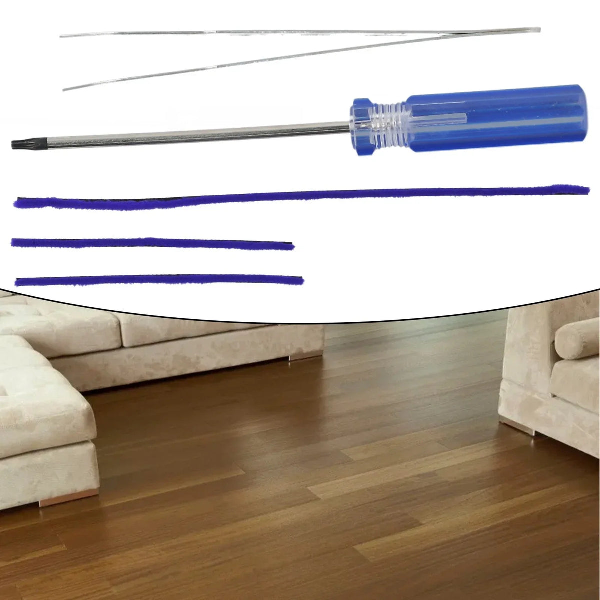 Plush Bottom Strip Vacuum Parts Adapter for