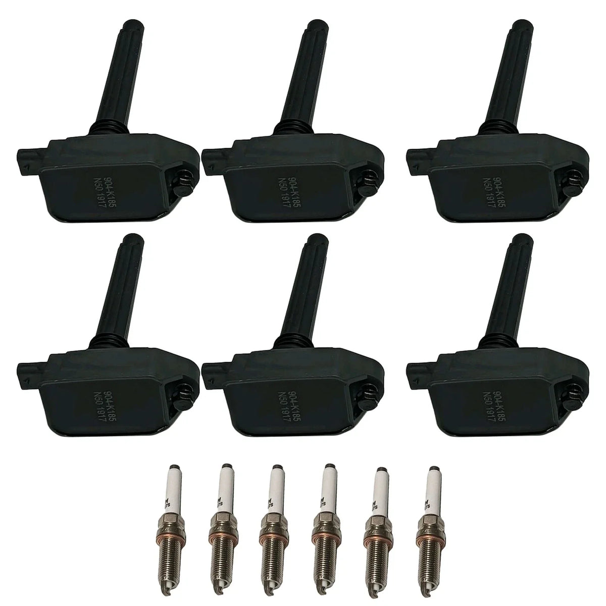 6X Ignition Coil & Iridium Spark Plug for Chrysler Dodge Jeep Ram 3.6L (2011–2021) UF807