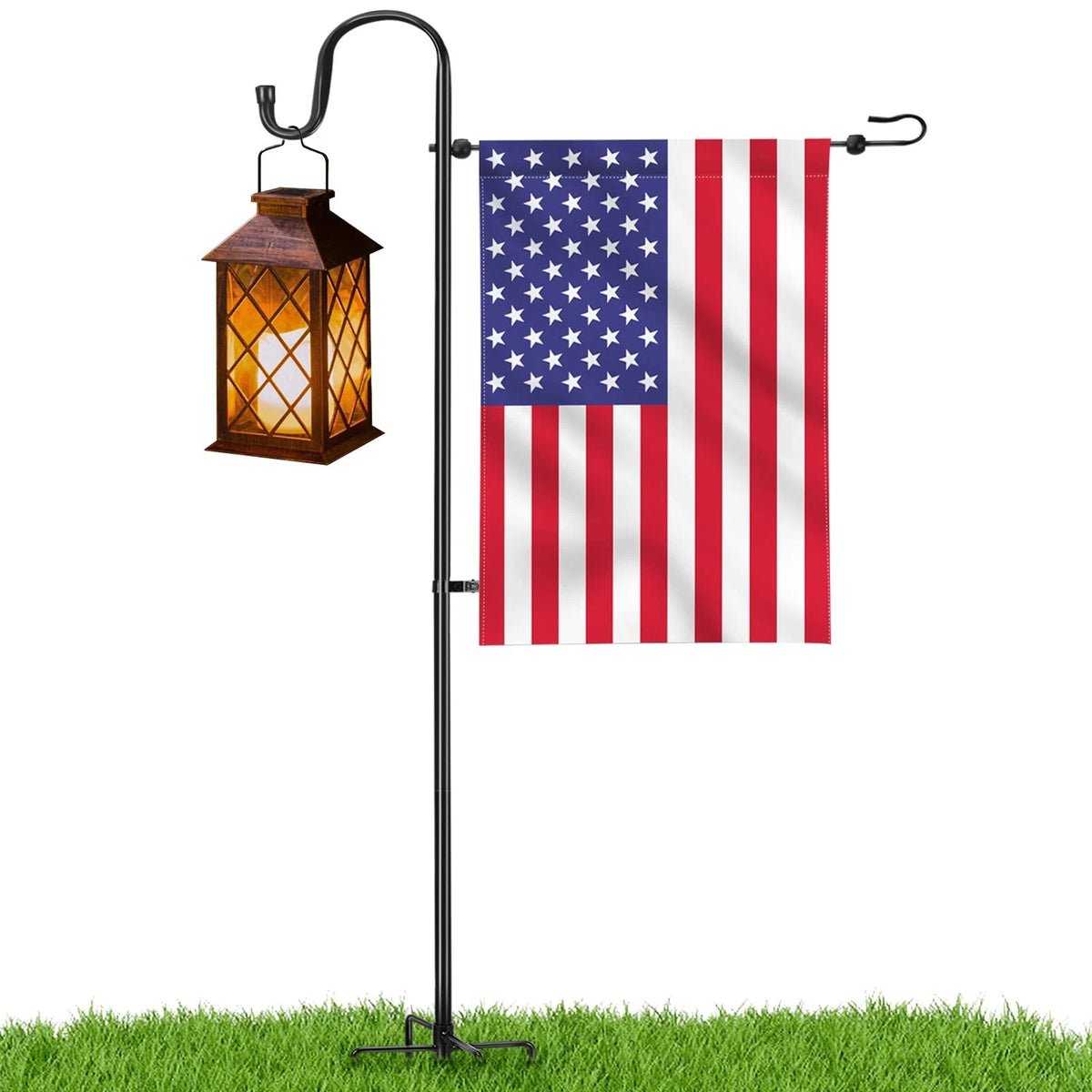 Garden Flag Stand for 12x18" Flags (Upgraded 45 IN Pole)