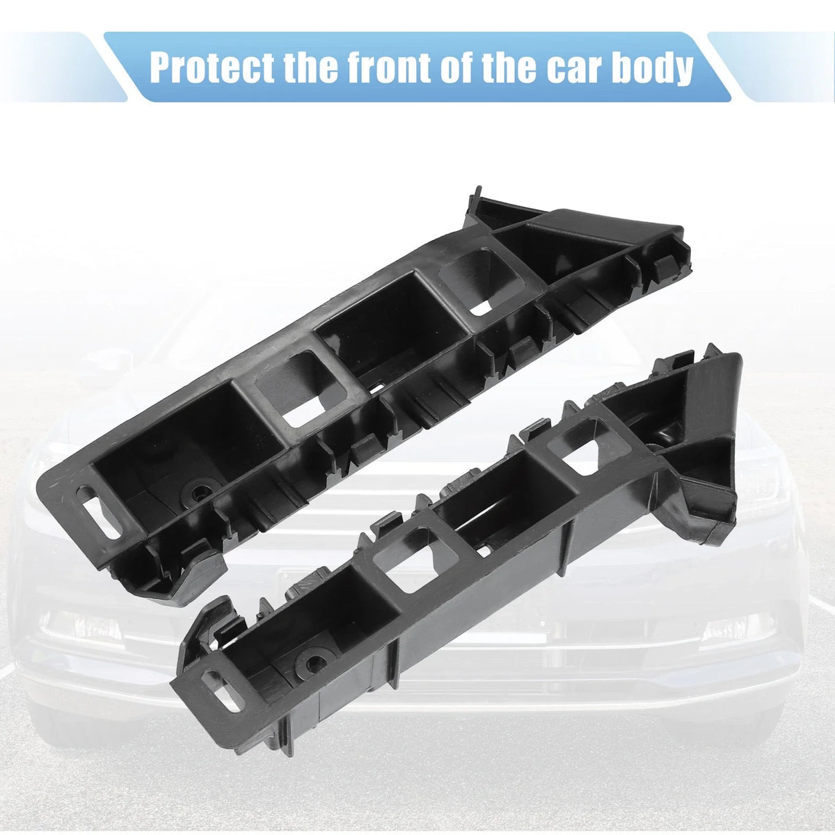2X Front Left Right Side Bumper Cover Bracket No. 561807184A for Volkswagen