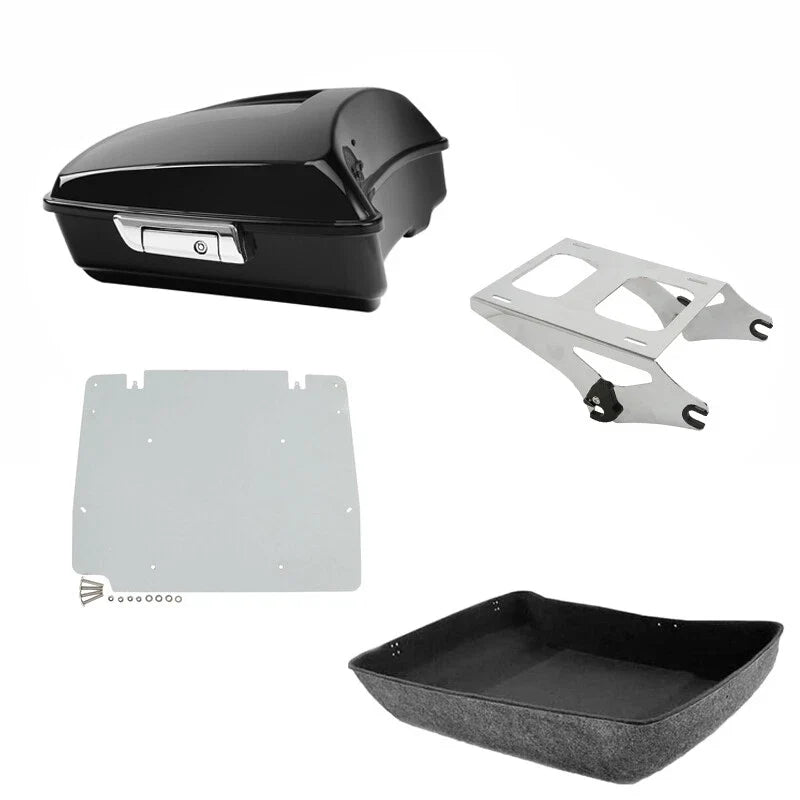 Chopped Trunk Mount Rack Plate for Harley Touring Road Glide (2014–2026)