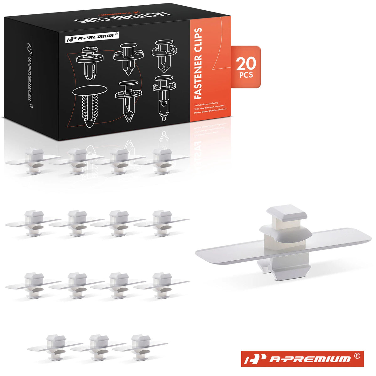 20Pcs Mounting Clips Retainers for Mercedes-Benz (0069888978, 006-988-89-78)
