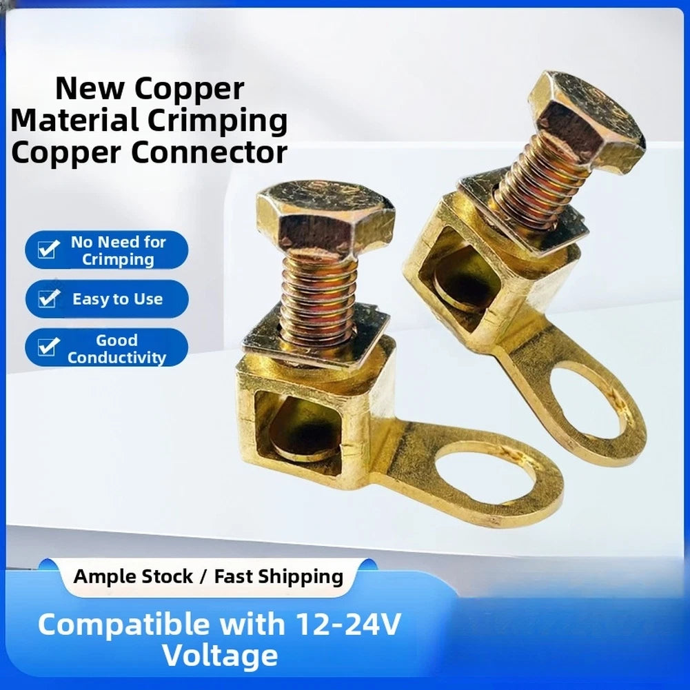 Copper Wire Terminal Crimping Tool for Battery Cables (12V, 24V)