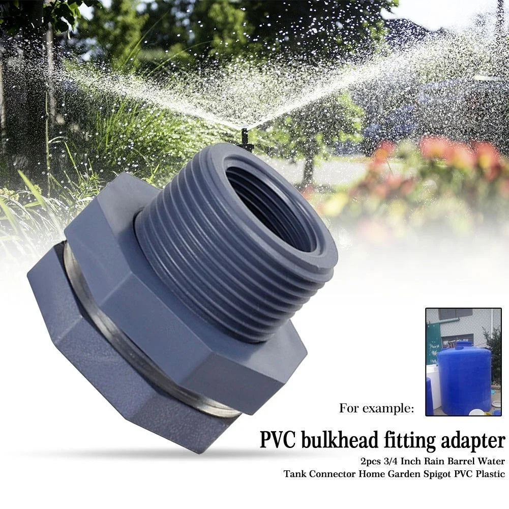 Flexible PVC Bulkhead Fitting for Garden Water Tank