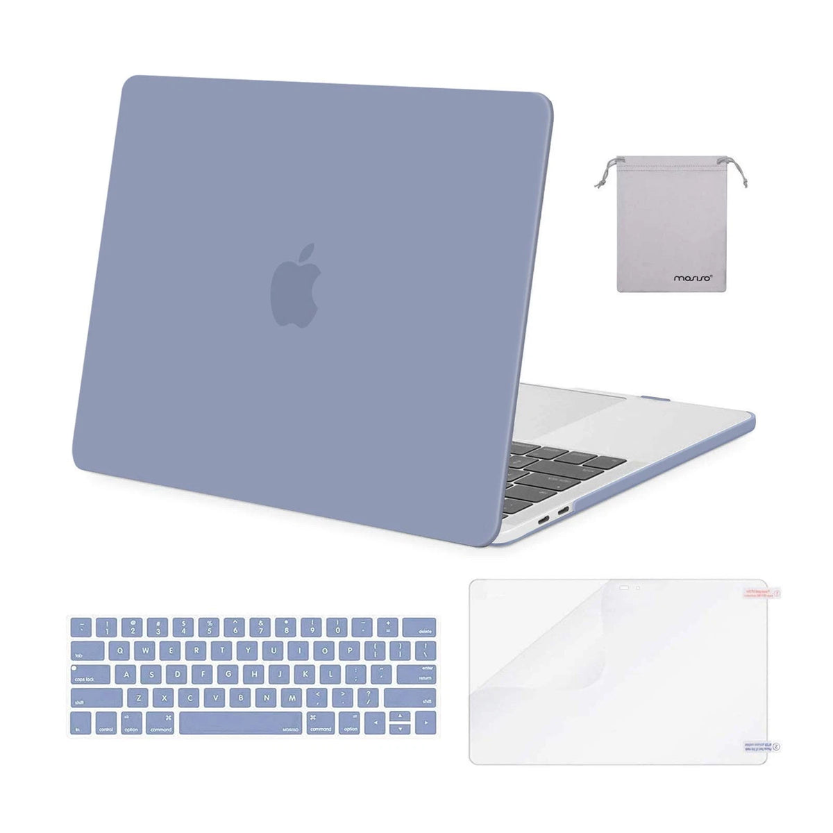 MOSISO Case for MacBook Pro 15 inch (2017–2019) - Lavender Gray