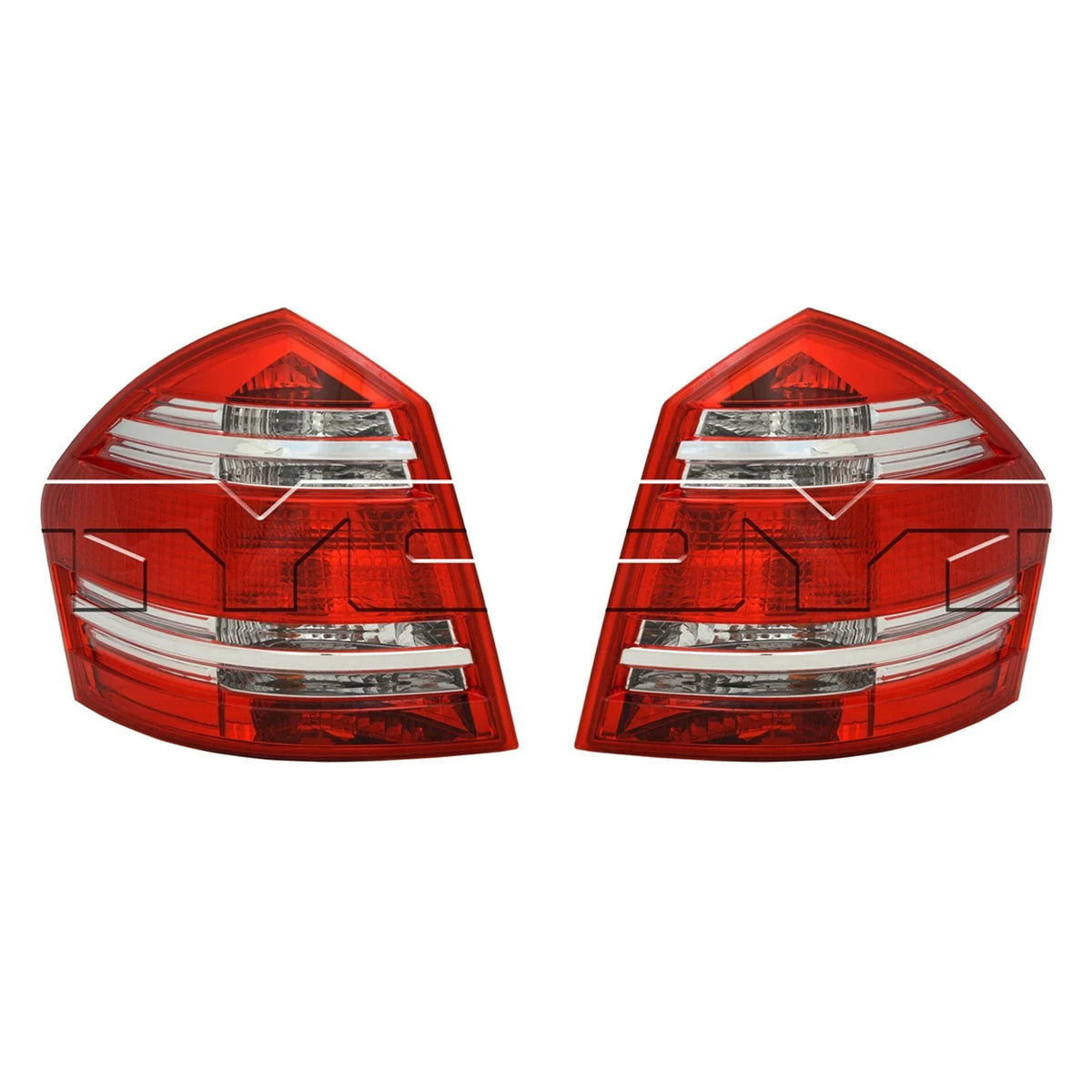Set of 2 Tail Light Lamp Assemblies for Mercedes-Benz X164 (2007–2012)