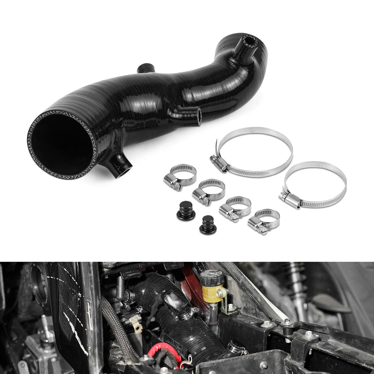 Silicone Air Intake Hose Kit for Yamaha Raptor 700 (2009–2025)