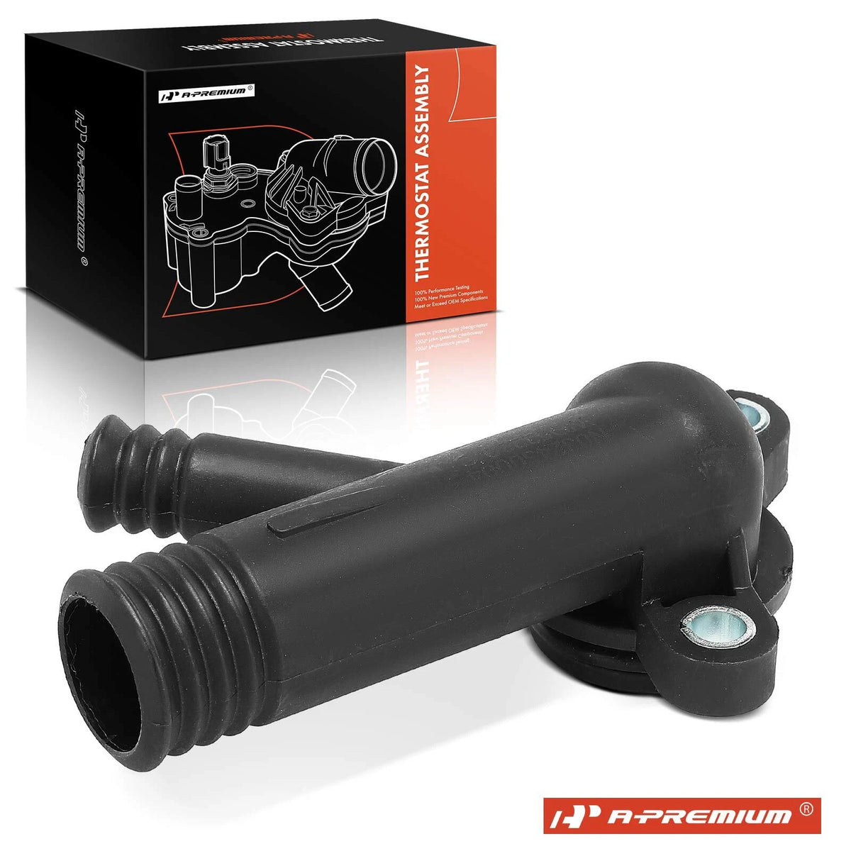 Engine Coolant Thermostat Housing for BMW E36 318i (1996–1998) 11531743679, CH5223, 902-5223