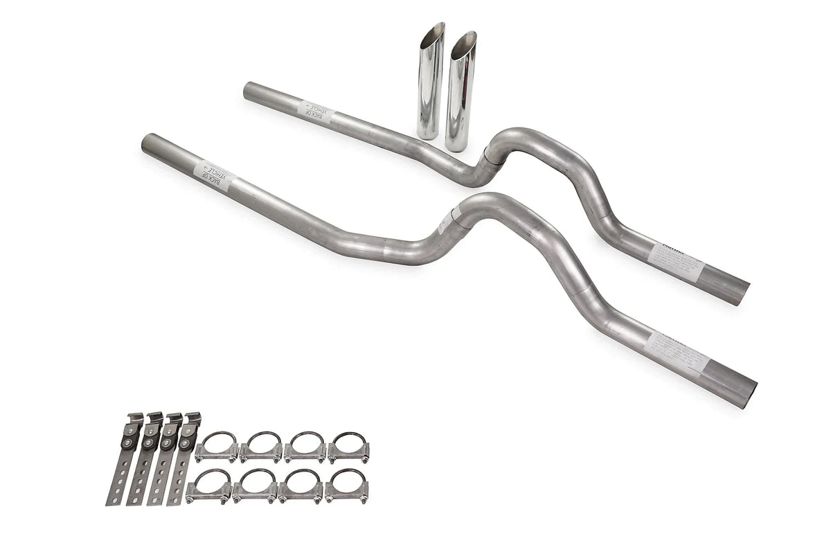 Dual Exhaust Kit 3" No Muffler Rear Exit for GM C/K 20 3/4 Ton (1973–1980)