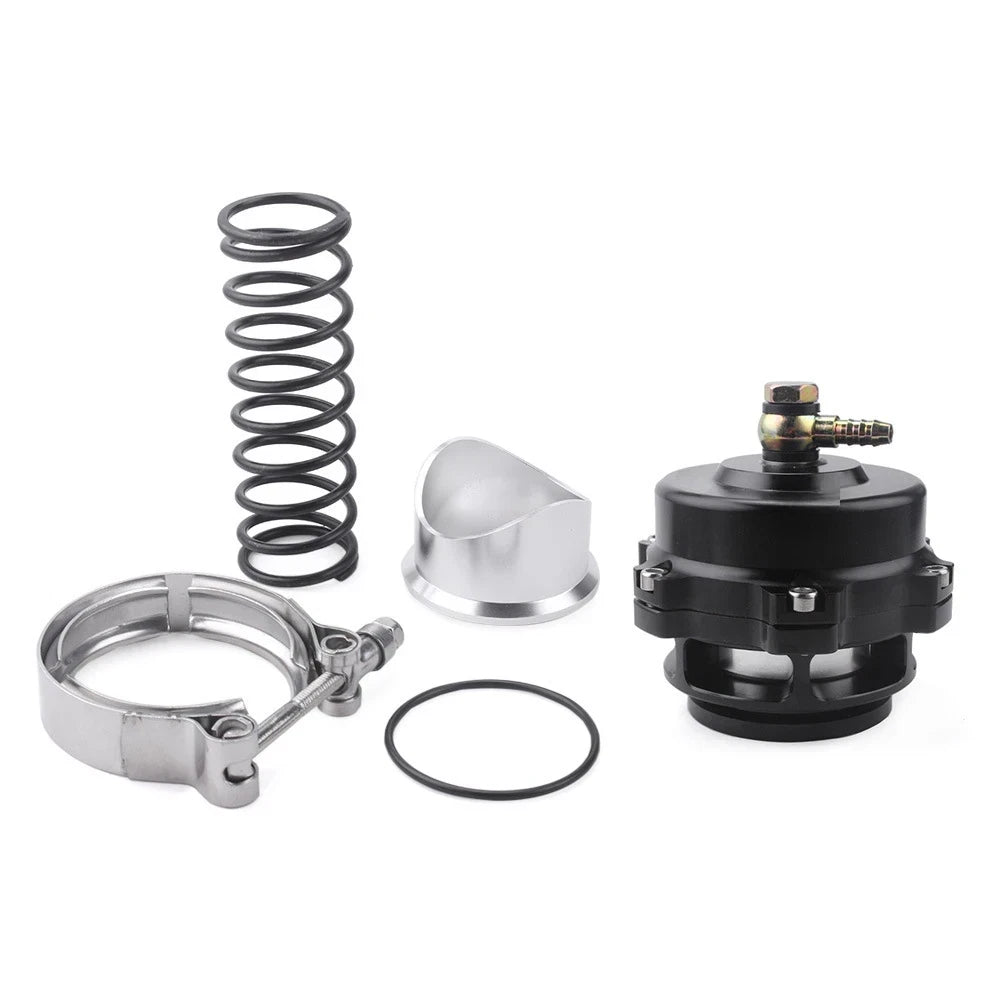 Turbo Blow-Off Valve for Car Modified (1.97in, 35PSI, Black)