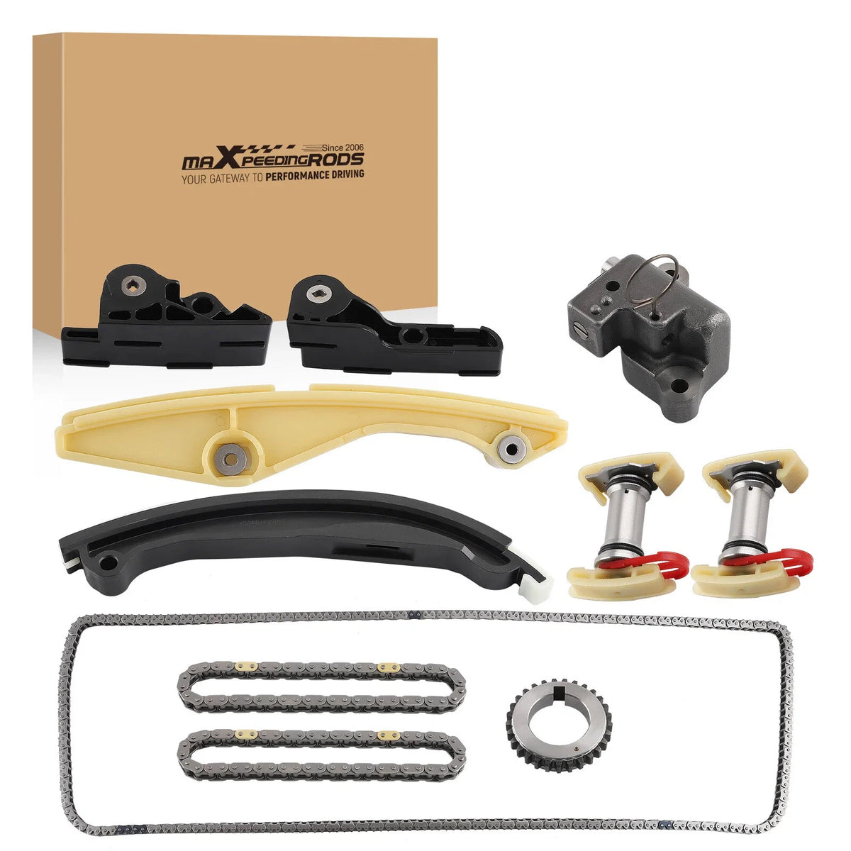 Timing Chain Kit for Lincoln MKX MKT Ford F150 Explorer Mustang Taurus 3.5L 3.7L (2007–2020)