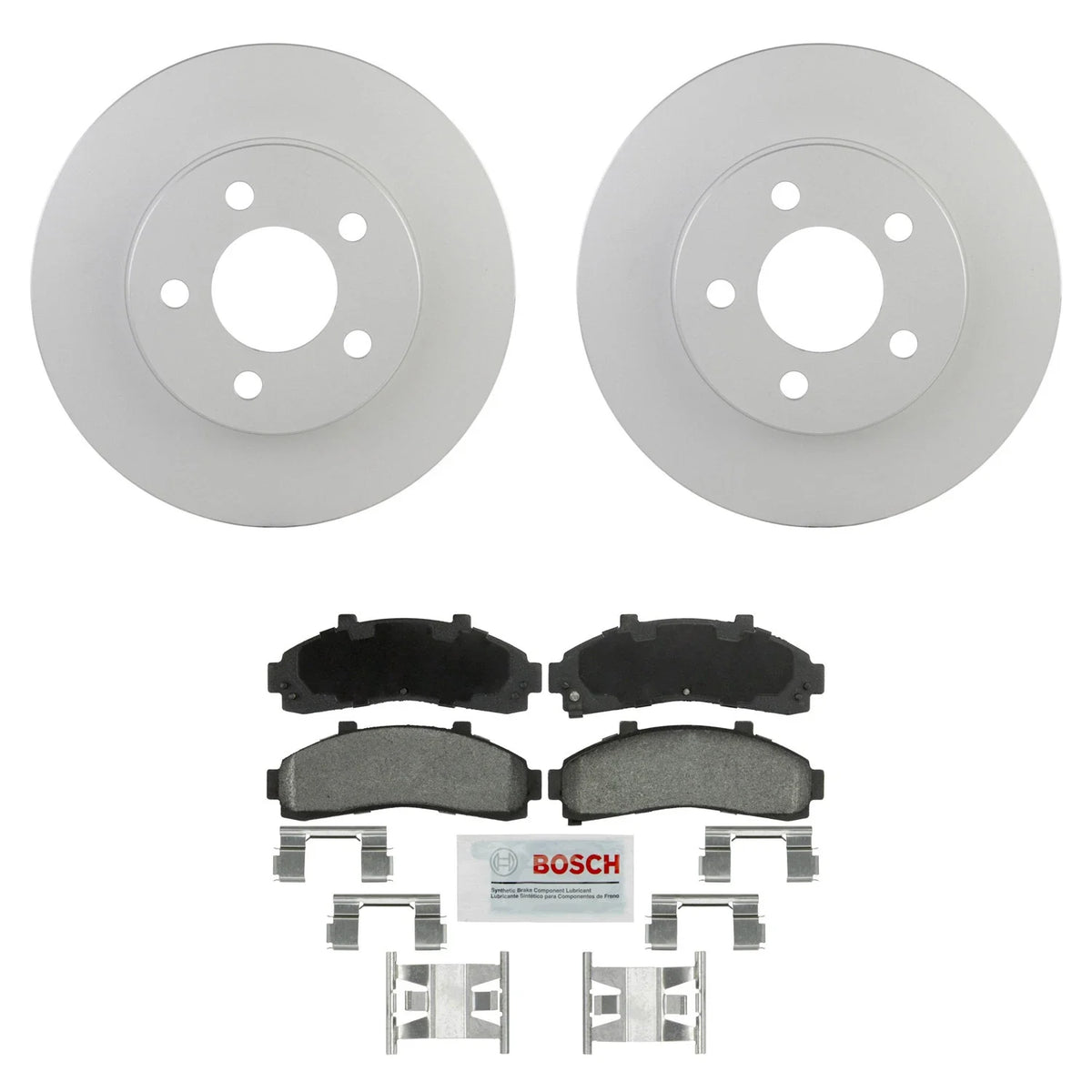 Bosch Front Rotors & Semi-Met Disc Brake Pad Kit for Explorer B3000 (1991–2001)