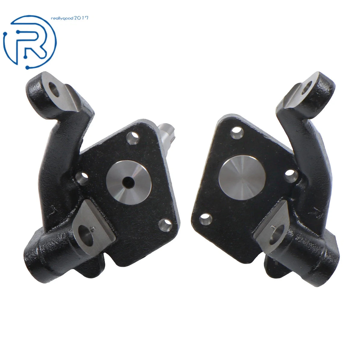 2X 2.5" Drop Spindles for VW Beetle (1950–1965) - Link Pin, Drum Brake