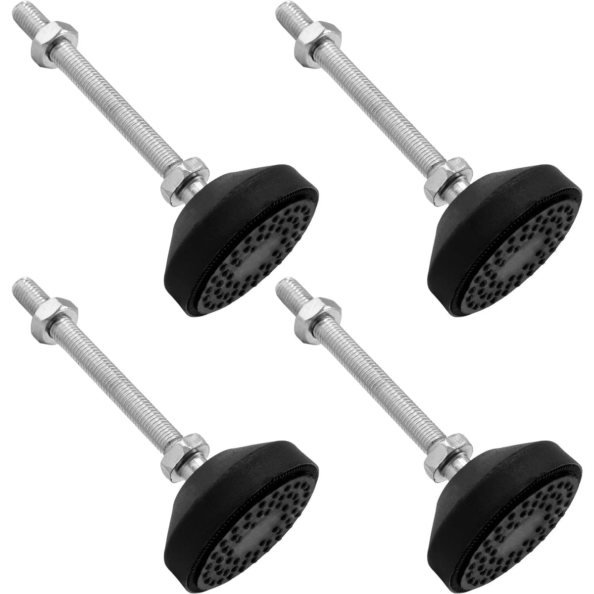 Set of 4 Adjustable Leveling Feet for M8 (4.3" x 1.9")