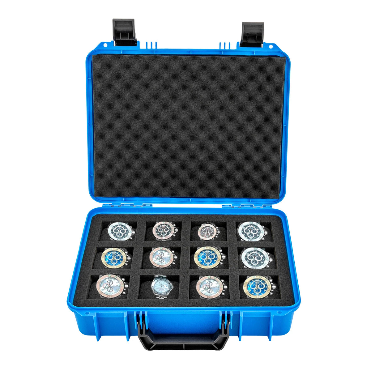 12-Slot Watch Storage Box for Display and Moisture-Proof Protection