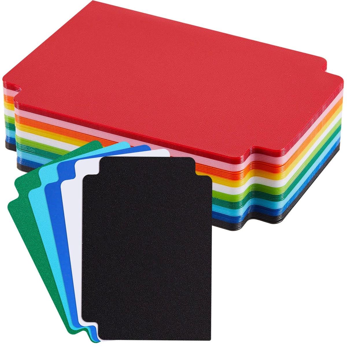 50 Pcs Plastic Trading Card Dividers for